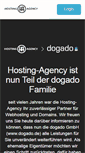 Mobile Screenshot of hosting-agency.de